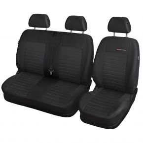 Fundas protectoras para asientos de furgoneta 2 + 1, para Nissan Primastar,  VW Caddy IV, Citroen
